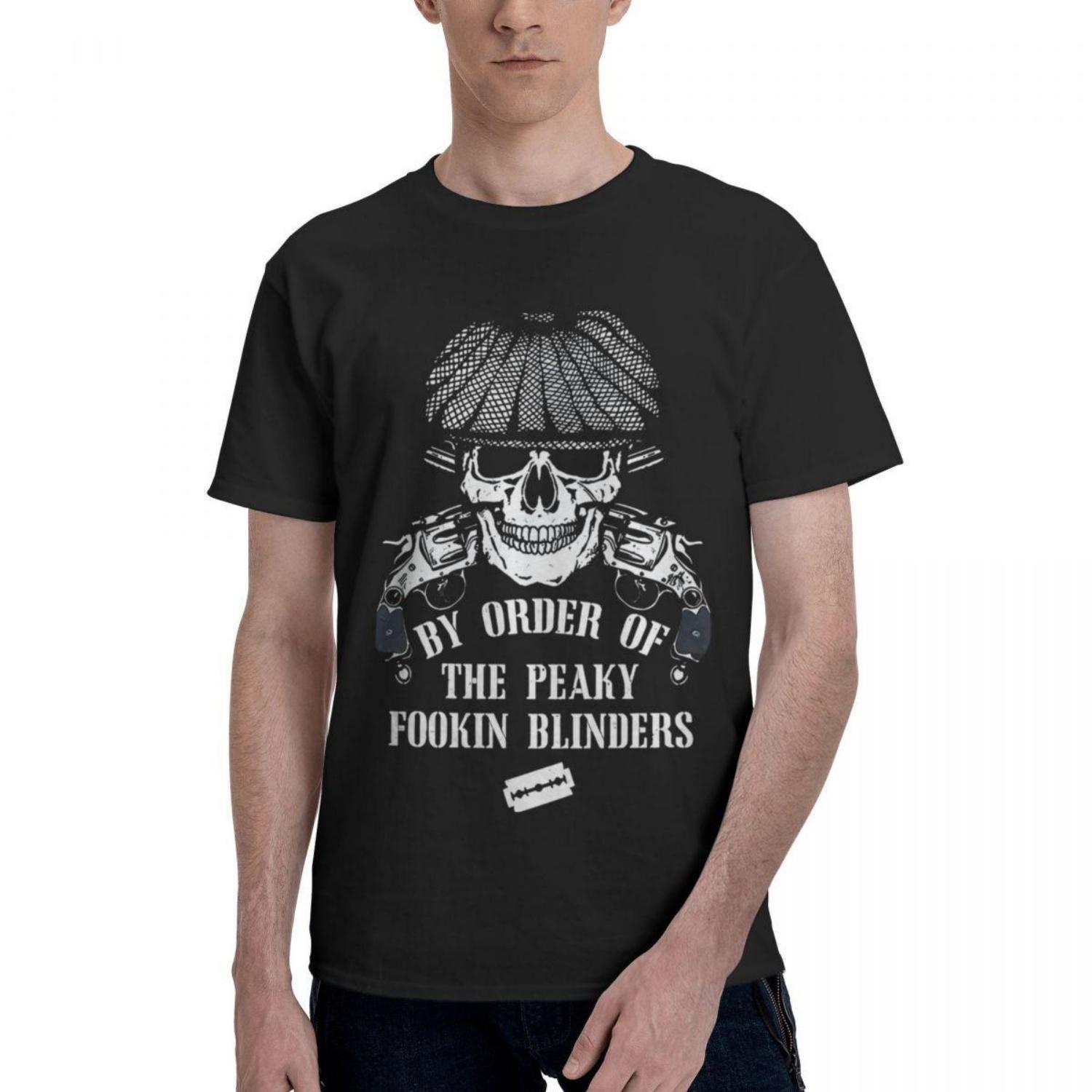 

Peaky Fookin Blinders 100 Cotton Casual Breathable Confortable Anime Funny Ugus TShirts T Shirt Men XXXXXL