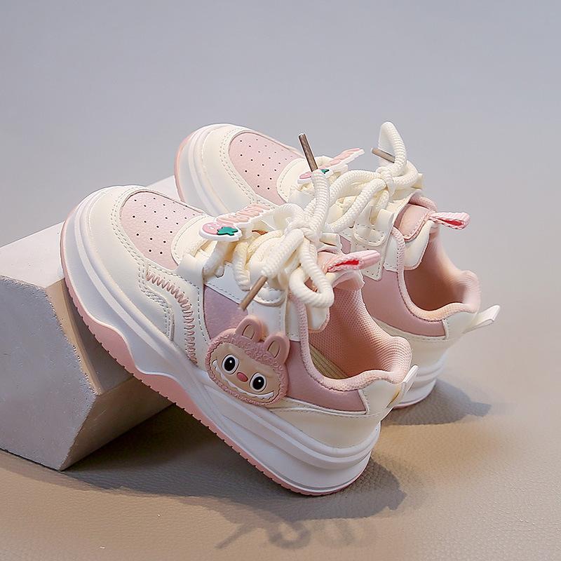 Girls Low-top Board Shoes 2025 Spring and Autumn New Primary School Students Fashion Soft-soled Casual Shoes Boys Non-slip Sports Shoes
