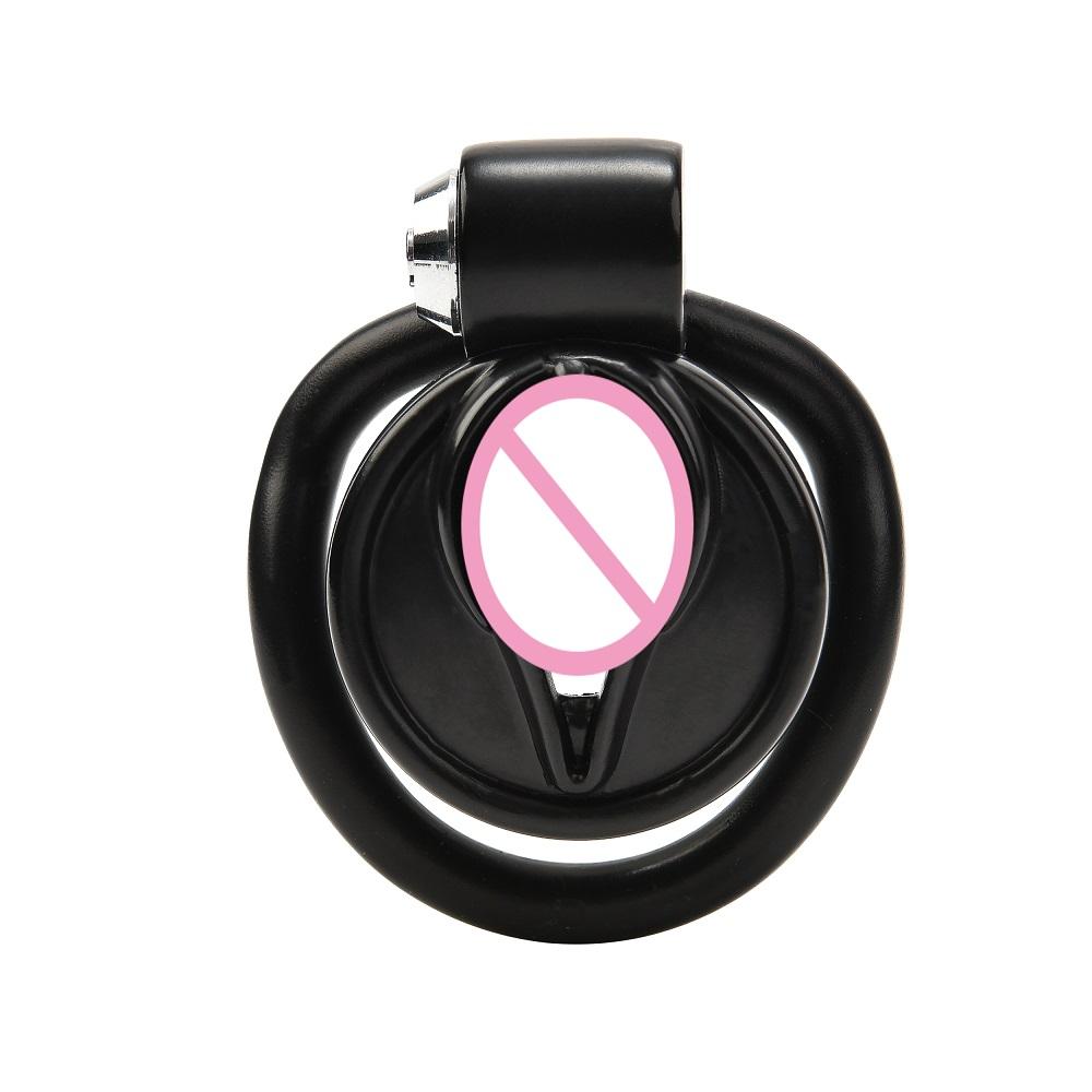 Male Penis Chastity Cage Set Bird Chastity Cage Belt With 5 Size Rings Abstinence Lock Ring Penis Lock Bondage Slave Man Sex Toy