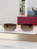 Fashionable Unisex Rimless Metal Sunglasses CT0550S with UV Protection
