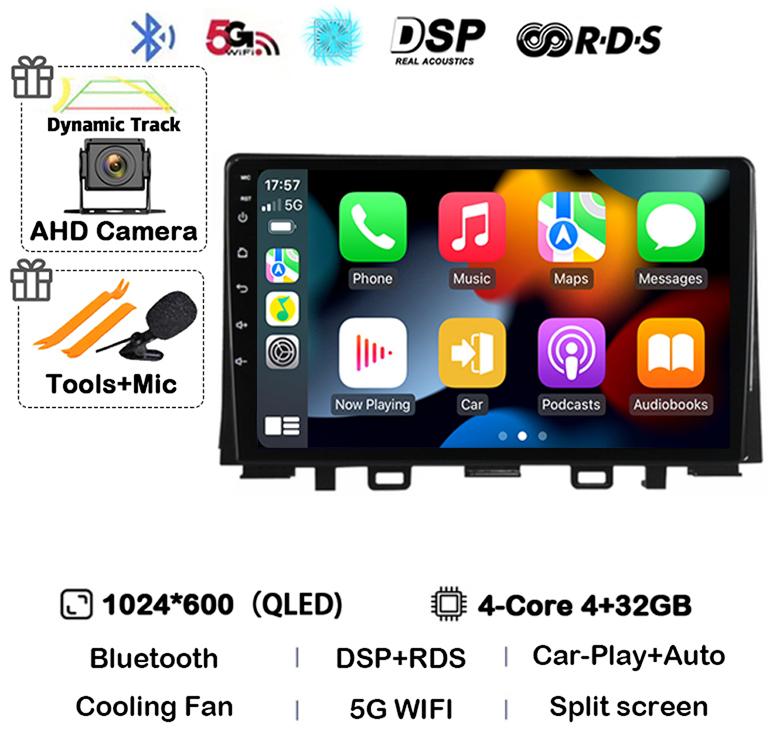 

Android 14 WIFI+4G Auto CarPlay автомобильное радио для Kia RIO YB 2016 2017 2018 2019 2020 Мультимедийный плеер стерео GPS головное устройство аудио