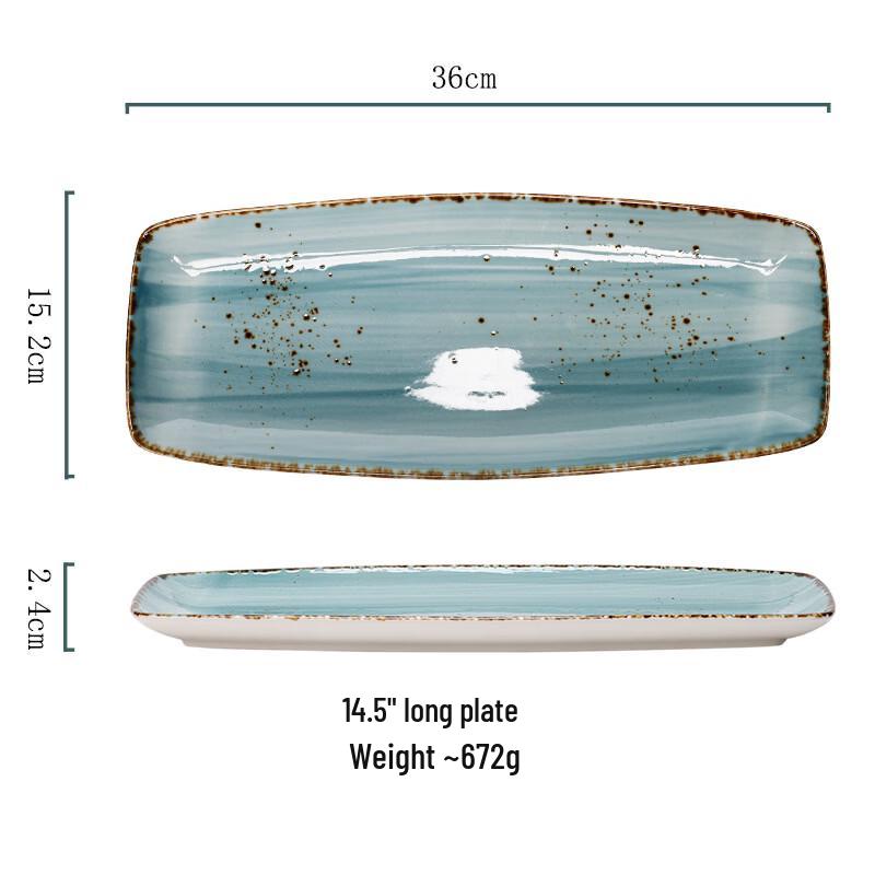 

Ru Han Celadon Ceramic Irregular Serving Plate