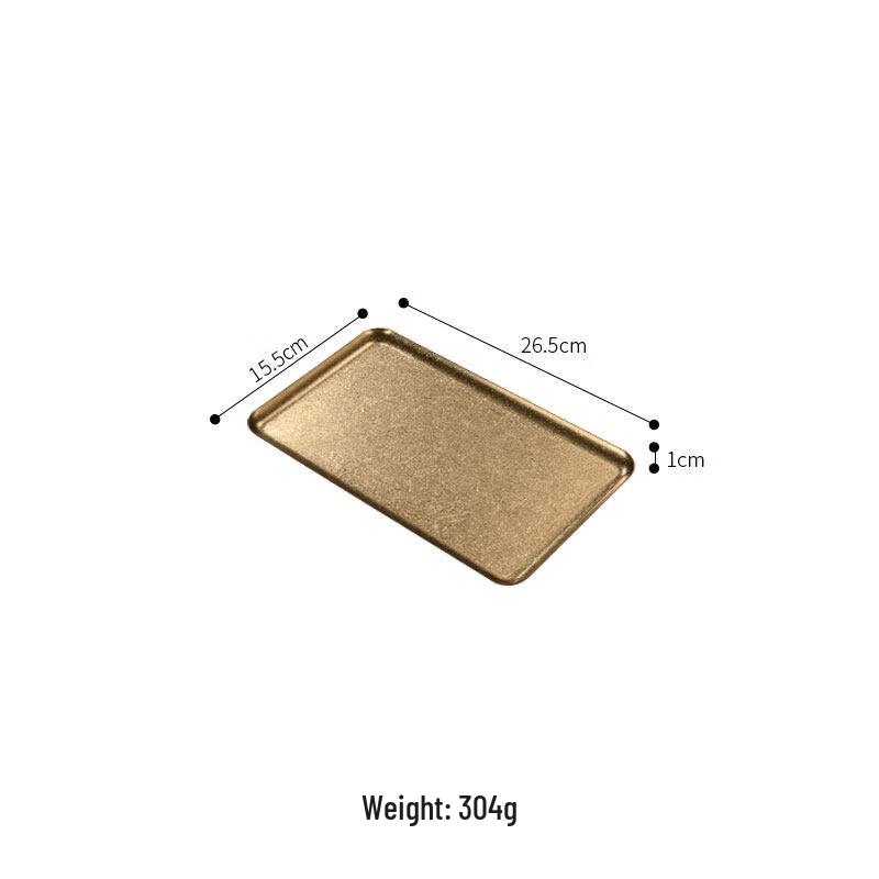 Jingbaodi Rectangular Stainless Steel Serving Tray