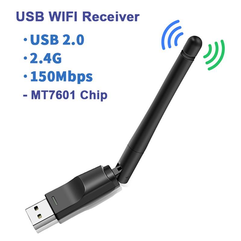 Adaptor Wifi USB 150Mbps Rețea Wireless Placă de Rețea Receptor Wi-Fi PC Laptop