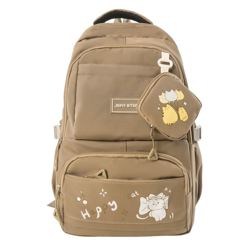 Printed Backpack Large Capacity Student Schoolbag