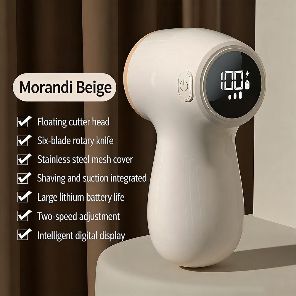 Portable Rechargeable Lint Remover for Travel Rechargeable Fabric Shaver 3-Speeds Electric Lint Shaver Removal Artifact белый