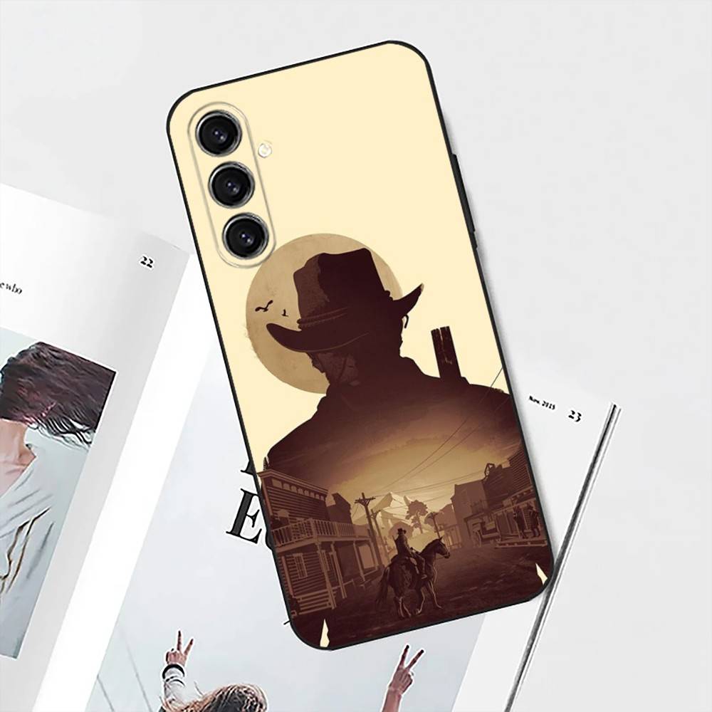 

Red D-Dead R-Redemption 2 Phone Case For Samsung S25,S24,S21,S22,S23,S30,Ultra,S20,Plus,Fe,Lite,Note,10 Black Soft Shell Samsung S24fe