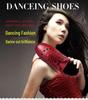 Women's Modern Ballroom Mid-Calf Dance Boots - Soft Sole, Mid-Heel.