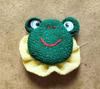 Set of 2 Frog Amulet Chirimen Craft Kit Charms,