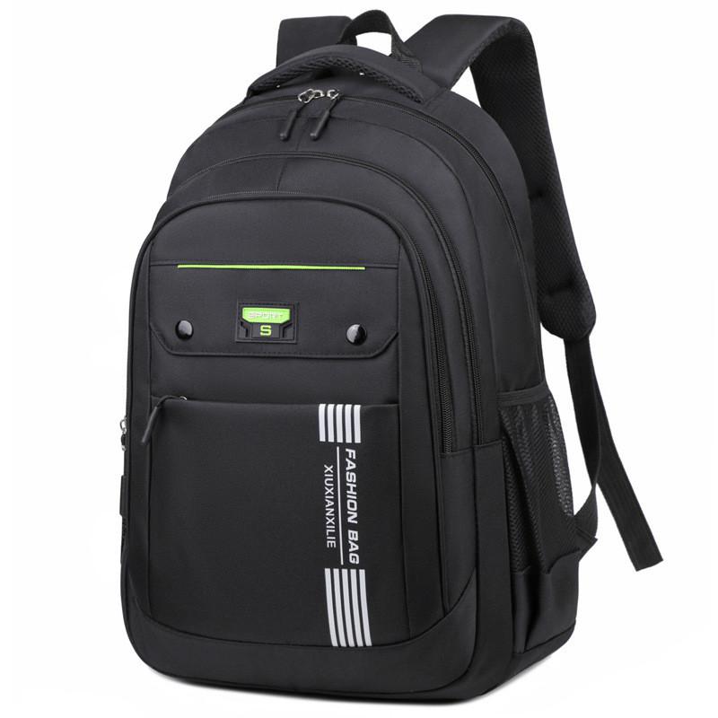 Student And Versatile Travel Backpack With Contrast Stripes For Use Leisure