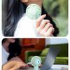 Compact and Convenient Handheld Fan with Ball-Shaped Design for Easy Carrying Mini Fan Rechargeable Battery for On-the-go Use