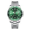 New Fashionable Round Men'S Watch Rotating Bezel Waterproof Automatic Mechanical Watch Men'S Watch