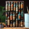 High Definition Metal Tin Sign Vintage Whiskey Liquor Bottles Shelf Retro Bar Wall Art Decor for Pub Man Cave Rustic Alcohol I