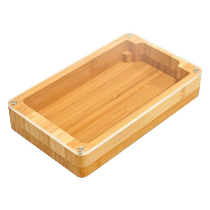 

Элегантная акриловая деревянная коробка для хранения с магнитной застежкой, подходящая для портативного игрового устройства Analogue Pocket, защитный аксессуар 1