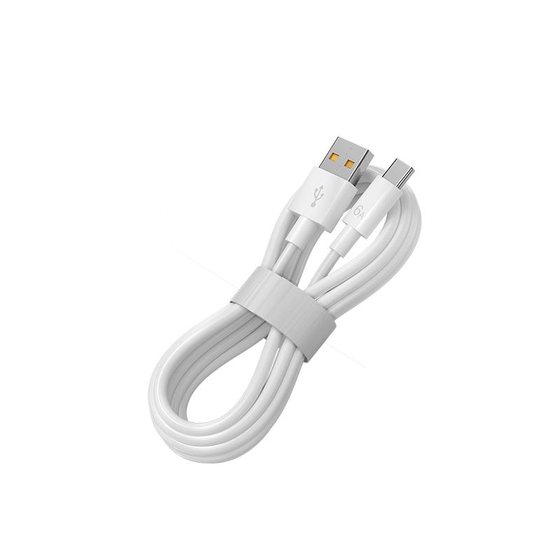 كابل Tafeike Type-C 100W 6A للشحن فائق السرعة