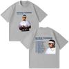 Rapper Myke Towers Europe Tour Date 2026 Tshirt Unisex Women Fashion Streetwear Hip Hop Tee Tops Casual Cotton Short Sleeve T-shirt