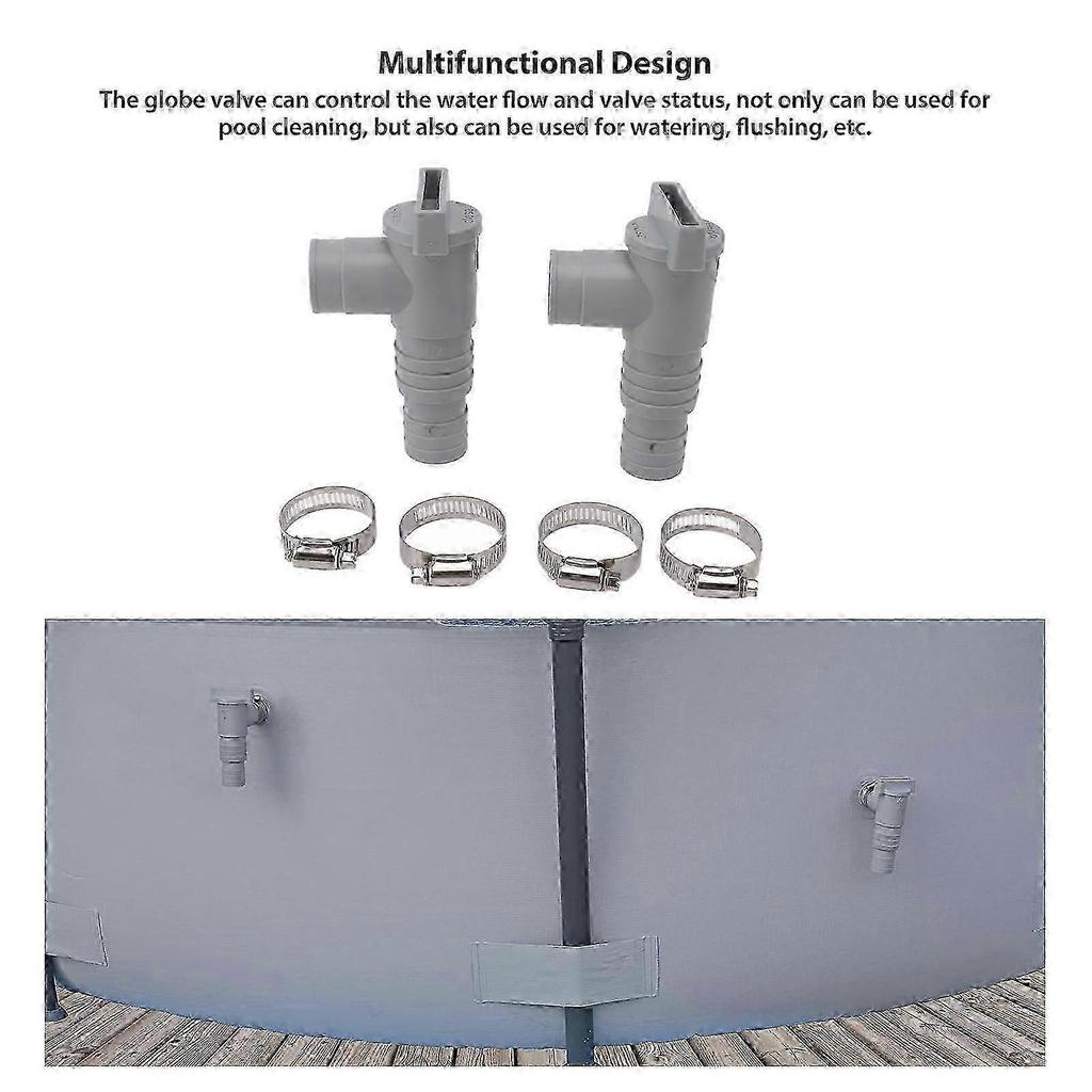 Intex Bestway PoolSun Maintenance/stop Valve for Pools with 32mm Hose Connections less