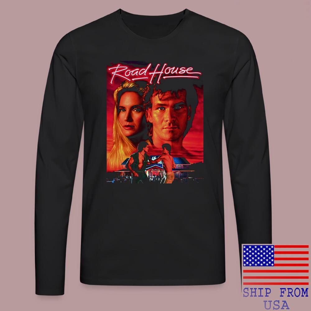 Road House Patrick Swayze Movie Black Size S2XL Unisex T-Shirt S