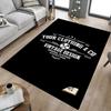 1pc Vintage Clothing Home Office, Durable Polyester Floor Mat with Easy, Office Decor, Urban Style, Nonslip Backing