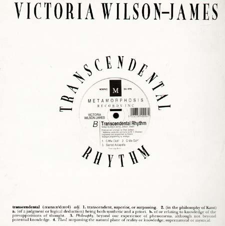 

12inch Record VICTORIA WILSON-JAMES - Transcendental Rhythm MOEPH04 Metamorphosis R 1993 UK Dance & Electronica Used
