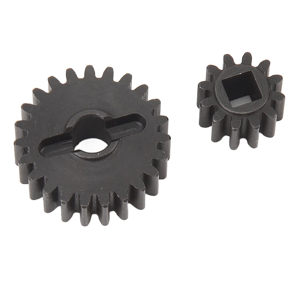 RC Portal Gears 0.8M Portal Gears 12T 23T Steel Gears Compatible for Axial Capra for SCX10 III 110