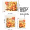 5D Diamond Art Painting Kit Autumn Pumpkins and Birds Full Drill Rhinestone Canvas Creative Craft for Home Decoration