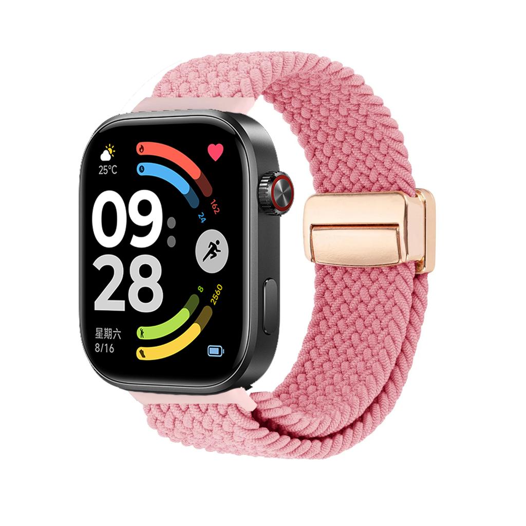 Magnetic Braided for Redmi Watch 6 5 4 Strap Sport nylon Adjustable Replacement bracelet correa Xiaomi Mi Band 8 Pro/9 Pro band