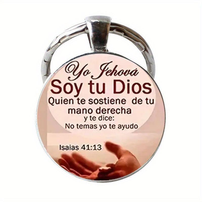 JW Alphabet Er Wird JWORG Zeit Edelstein Schlüsselanhänger JW Schlüsselanhänger Jesus Schlüsselanhänger