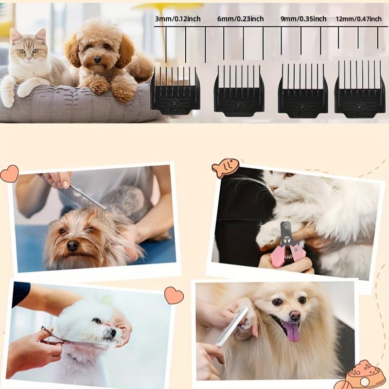 Pet Hair Clipper Haircut Trimmer Shaver Set For Rabbit Dog Cat Puppy Grooming Clipper Cutter Pet Supplies Electric Scissors