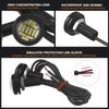 2x Eagle Eye LED 23mm 4014 12SMD High Power Car Daytime Running Backup Turn Signal Lights Auto License Plate Lamps White