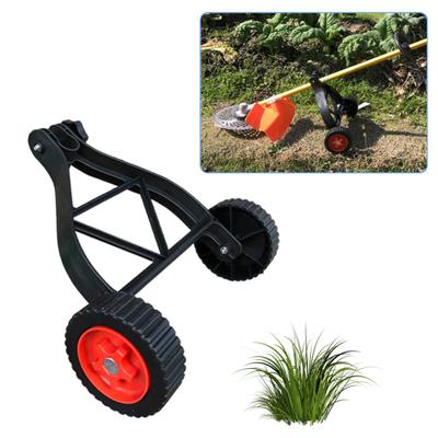 Ruedas de soporte para recortadora de hilo Accesorios para cortadoras de césped Fuerte capacidad de carga Amplia compatibilidad Fácil instalación Ruedas desmalezadoras