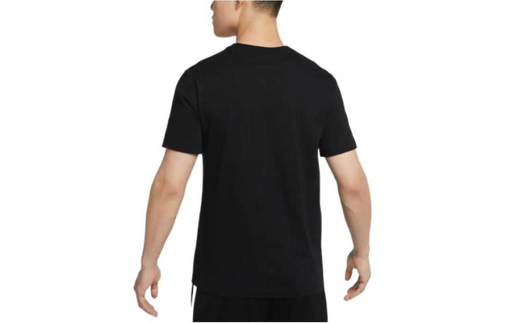 Jordan T Shirts Men's Black Crew Neck