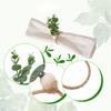 Serviettenringe Set mit 6 , Eukalyptusblatt Serviettenringe, Boho Serviettenringe