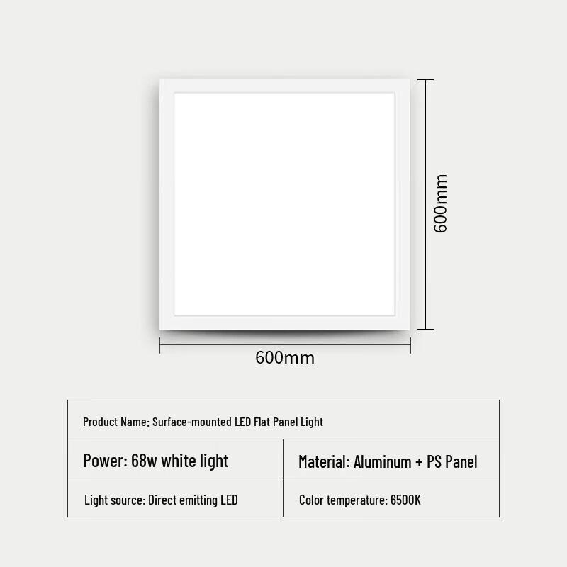 LED Surface Mount Flat Panel Light