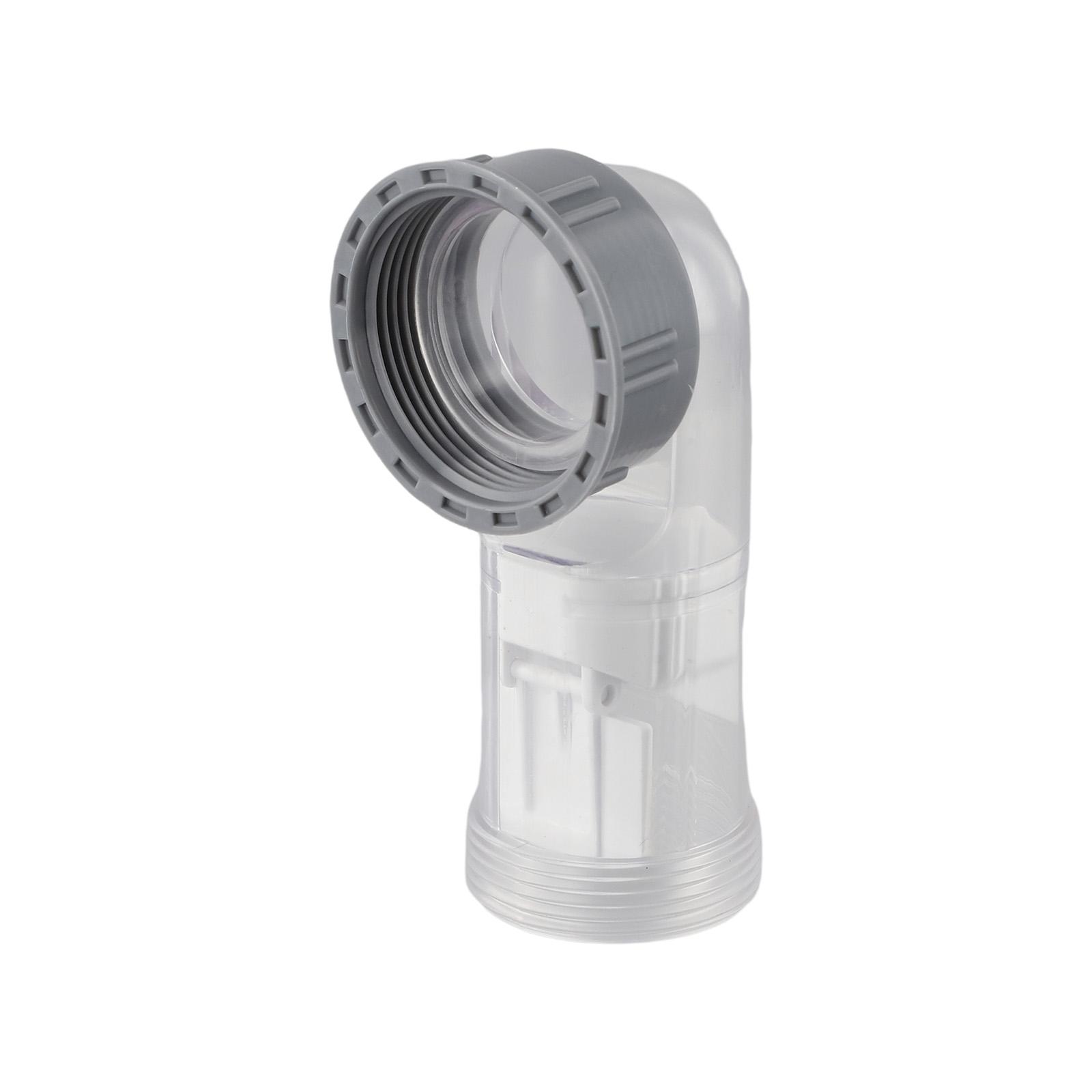 

Drainage Pipe Odor-Proof Curved Kit KitchenTransparent Deodorizing Elbow Check Valve Lateral Side Drain Pipe 45mm