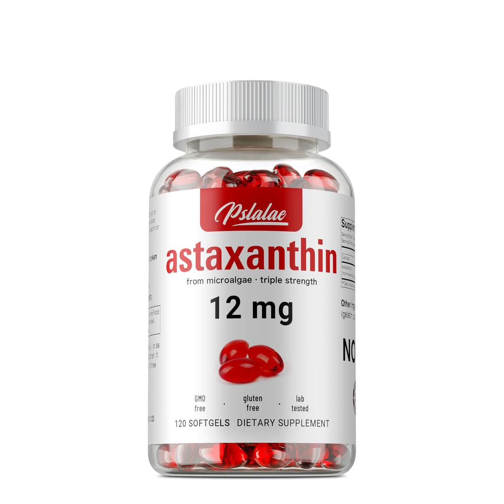 Astaxantina 12mg - Migliora l'Immunità, Protegge Occhi, Pelle e Articolazioni