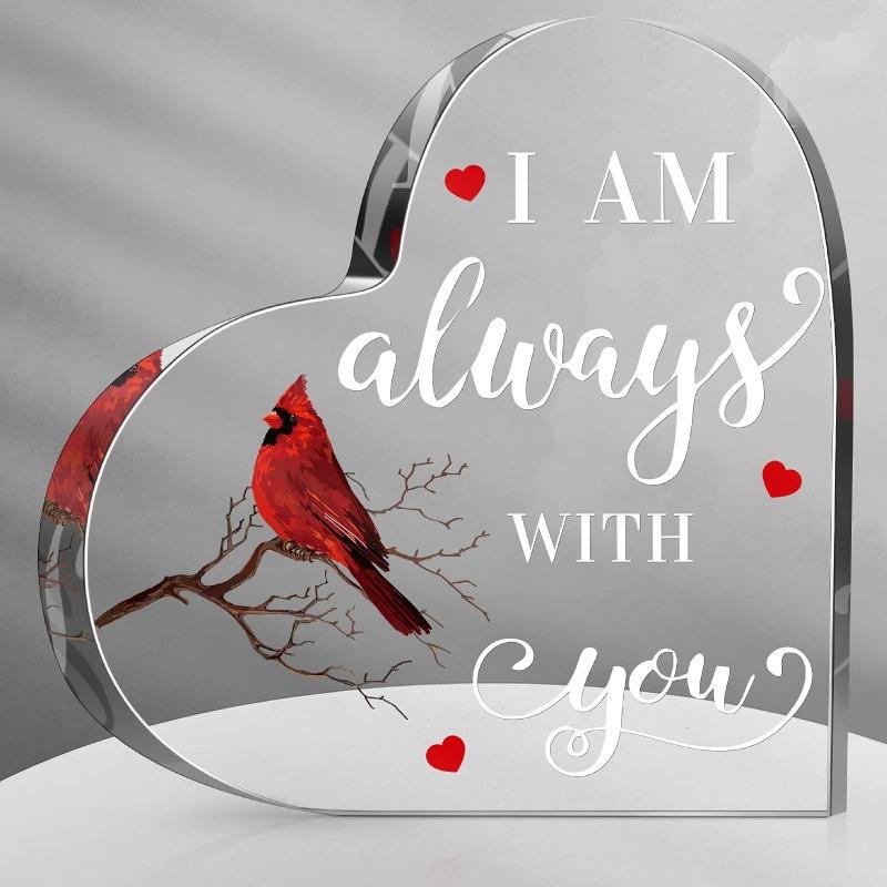 

Red Cardinal Compassion Gift - Heartfelt Memorial Centerpiece for Loss чистый