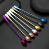 ZISIZ Stainless Steel Long Handle Stirring Spoon Set