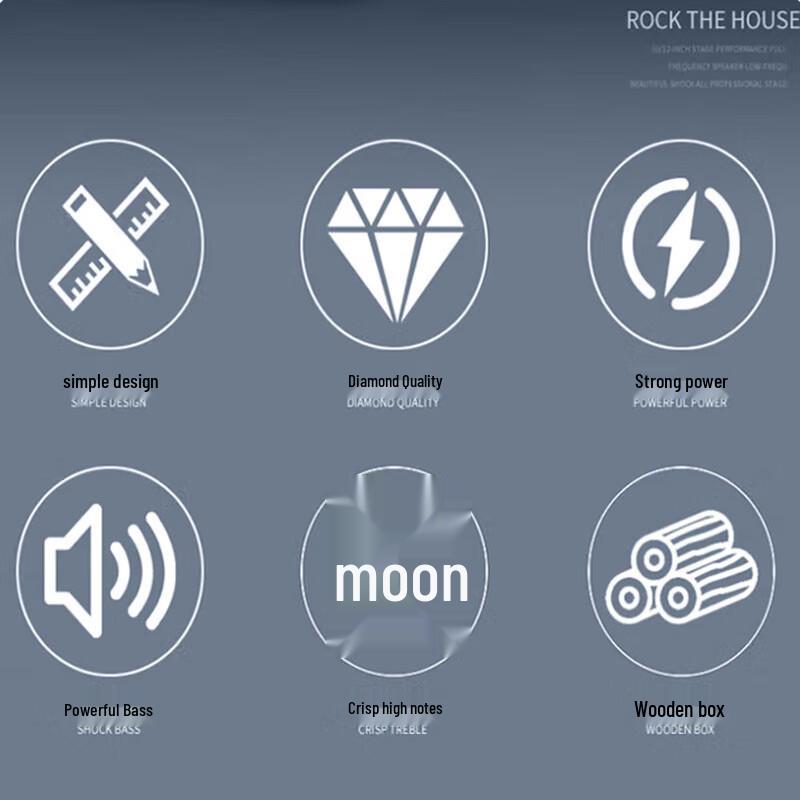 Huido Professional Stage Speaker HY-12 CN plug (adapter included)