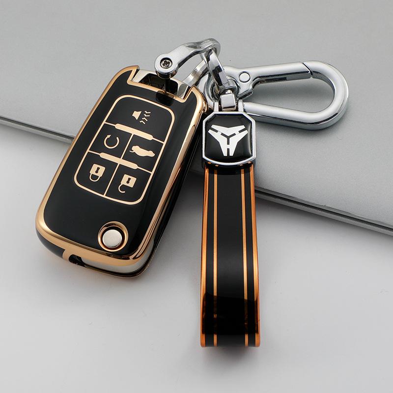 For Buick Yinglang Car Key Set GT LaCrosse Encora Folding Protective Case Chevrolet Malibu Buckle