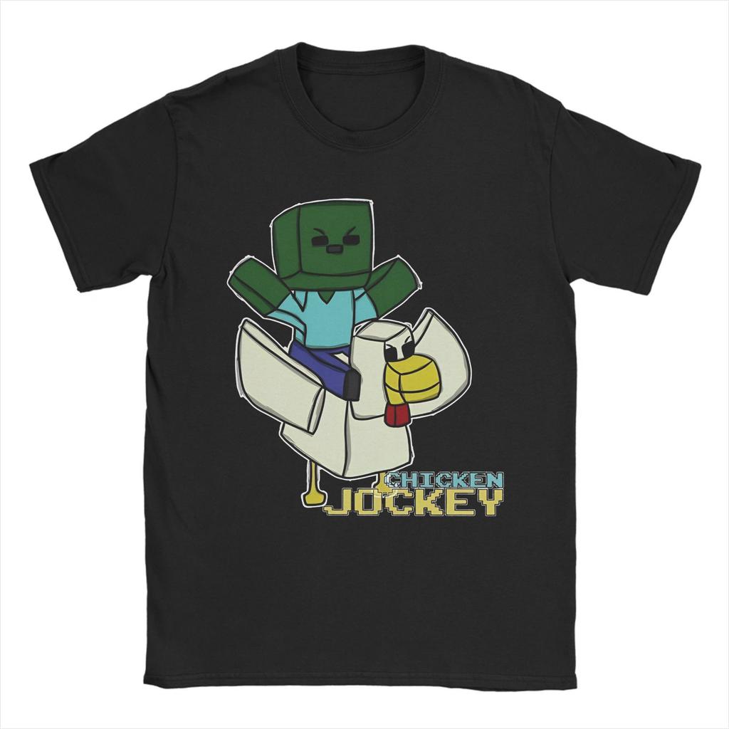 Printed Steve's Lava Chicken Pixel 2025 Movie T Shirt for Men Women 100% Cotton Tee Shirt Short Sleeve Clothing