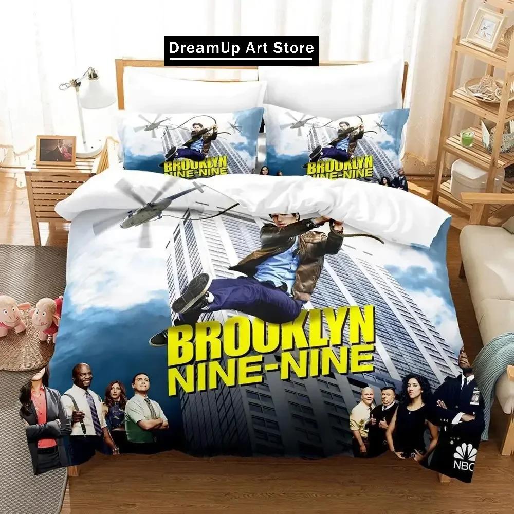 Trend Brooklyn Nine-Nine Bedding Set Single Twin Full Queen King Size Bed Set Adult Kid Bedroom Duvetcover Sets Anime Bed
