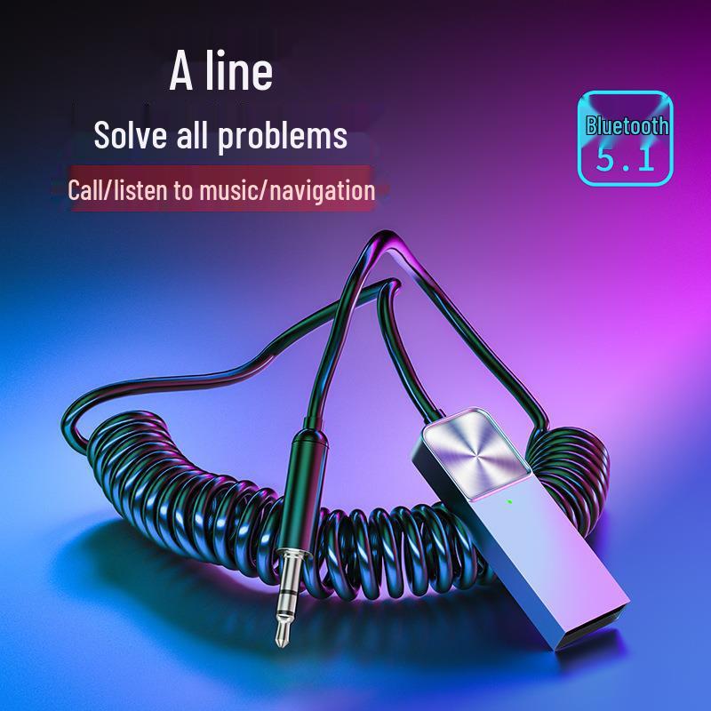 

Compact Bluetooth 5.0 Car Audio Receiver with HD Hands-Free Call, Navigation, AUX Support B27