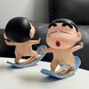 Kawaii Cute Crayon Shin Chan Anime Handmade Mini PVC Cartoon Ornament Desktop Decoration Birthday Gift