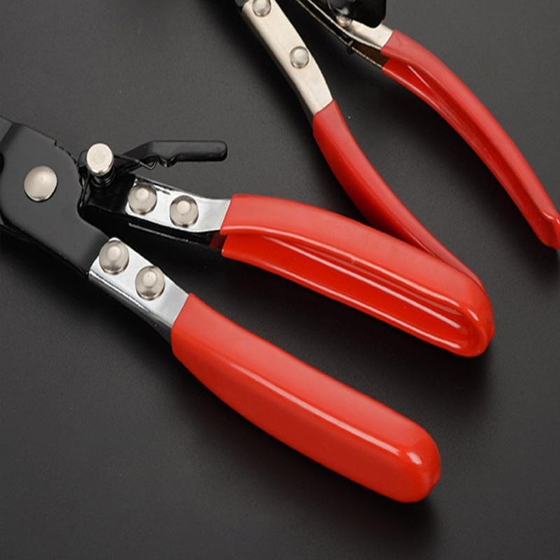 Automotive Water Hose Clamp Pliers Suitable for Efficient Disassembly and Installation of Flat Band & Rings Type Clamps