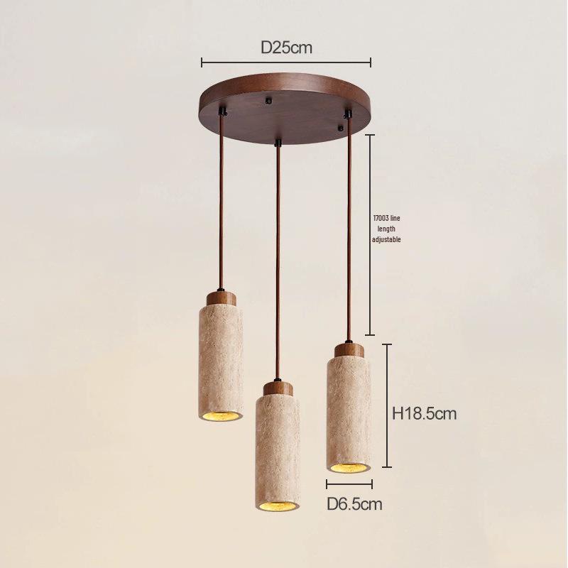Wabi-Sabi Japanese Retro Pendant Light for Bedside and Bar Counter