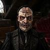Breathable Horror Party Mask Halloween Mask, Creepy Latex Adjustable Strap Scary Fancy Flexible Fit for Cosplay Costume Haunted House Prop Realistic
