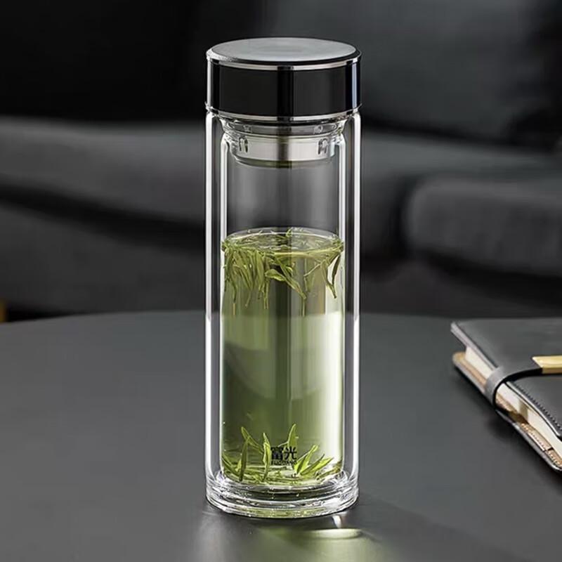 Fuguan Double-Layer Glass Tea Infuser Bottle