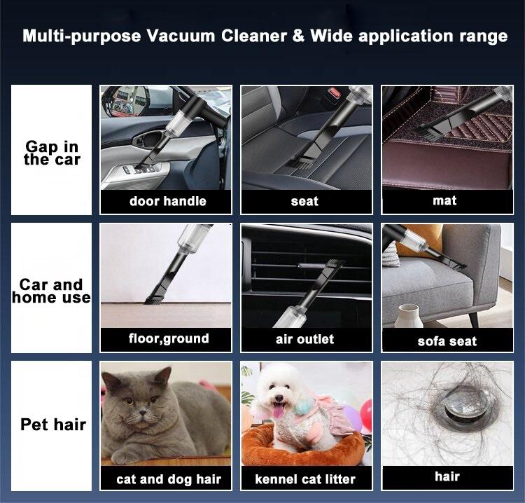 New Original 12000/80000Pa 6 In 1 Cordless Vacuum Cleaner Brushless Car Portable Robot Vacuum Cleaner Handheld Car Home Appliances