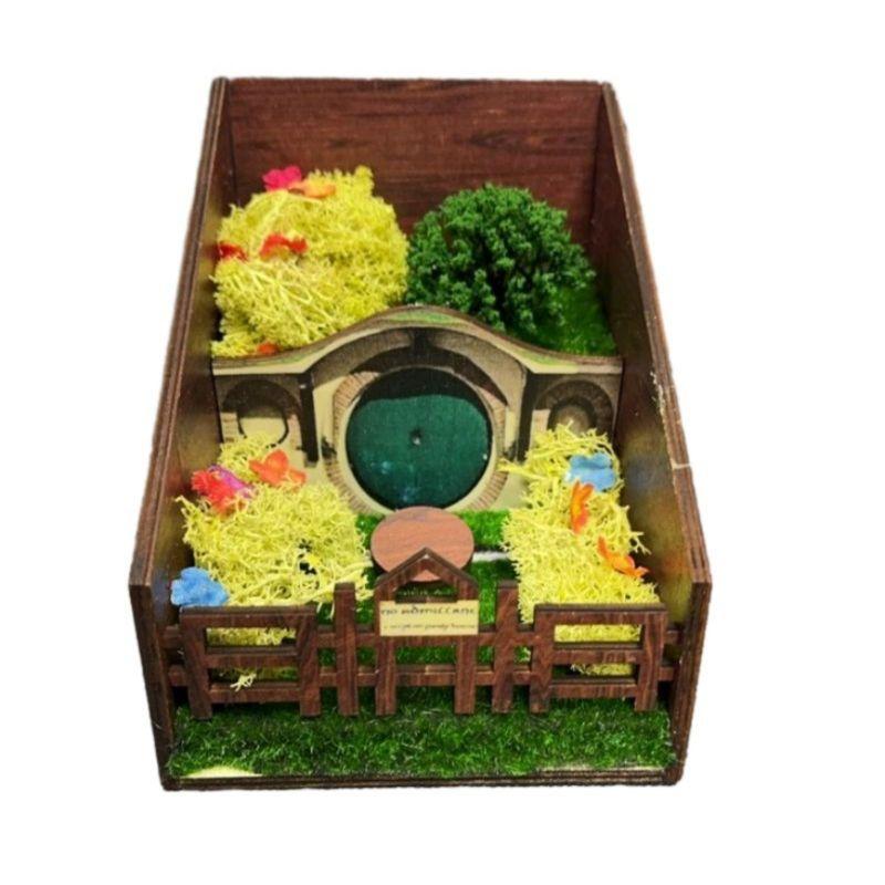 

Деревянный 3D книжный шкаф-головоломка, книжный уголок, милый маленький садовый миниатюрный набор «сделай сам», полка, вставка, подставки для книг, ремесло
